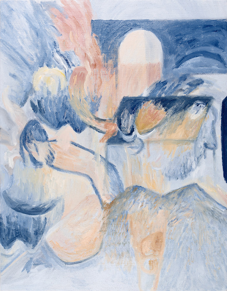 Raha Khosroshahi, Gentle Chaos, 2025, oil on canvas, 100x70, $2700 copy Raha Khosroshahi - Image 1