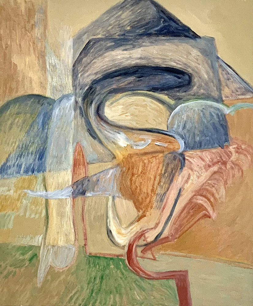 Raha Khosroshahi, Untitled, 2025, oil on canvas, 70x50, $2300 copy Raha Khosroshahi - Image 1