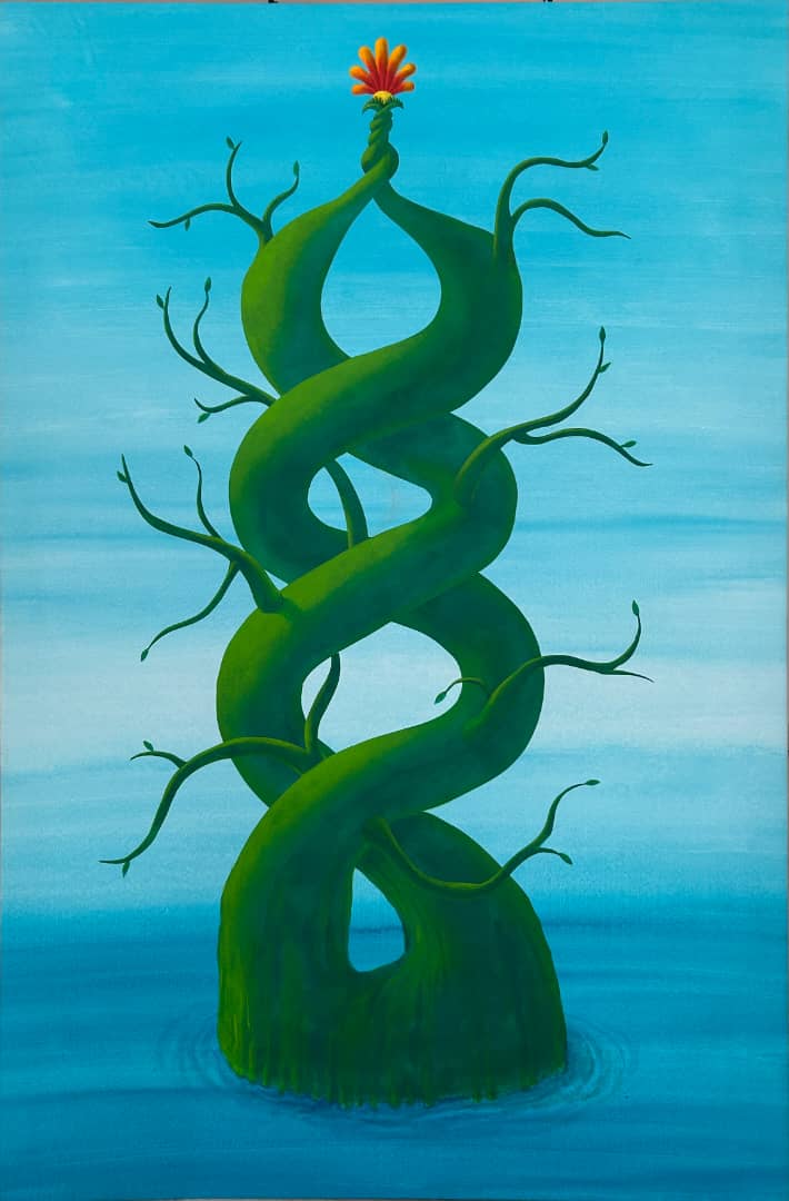 Hamed_Sahihi_Acrylic_on_Canvas_150x100_cm_2026_درخت_زندگی Hamed Sahihi - Image 1