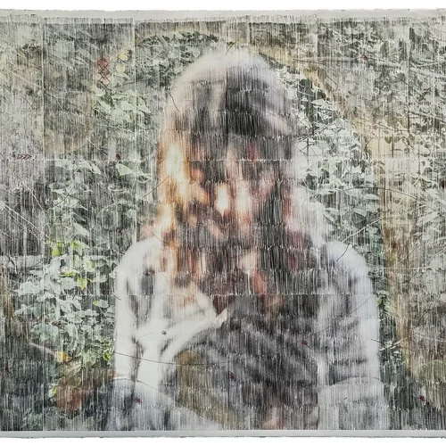 02 ,Untitled, from Irreversible series, image transferred on paper, Unique Edition, 38x55 Inch, 2026. .jpg copy_11zon