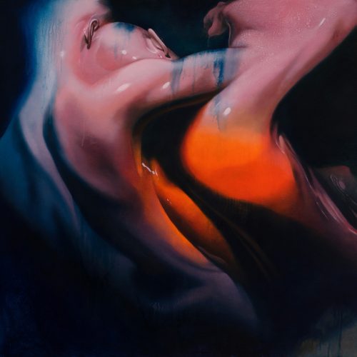 Ali Ganjavi, Untitled, 2025, oil on canvas, 100x100 cm, $5000 copy
