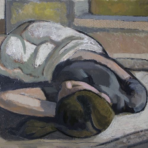 Farideddin Abedinzade, Untitled, 2025, oil on canvas, 70x100 cm, $900 copy
