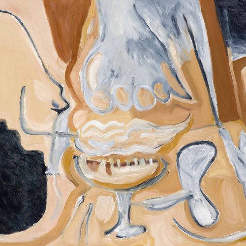 Raha Khosroshahi, Untitled, 2024, oil on canvas, 50x70 cm, $2300 copy