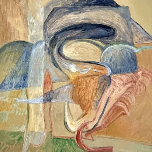 Raha Khosroshahi, Untitled, 2025, oil on canvas, 70x50, $2300 copy